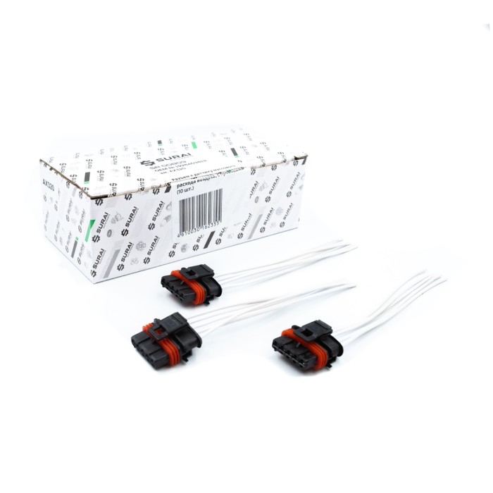 Разъем к датчику массового расхода воздуха, с проводами (1928403813) (SR 00809) SURAI