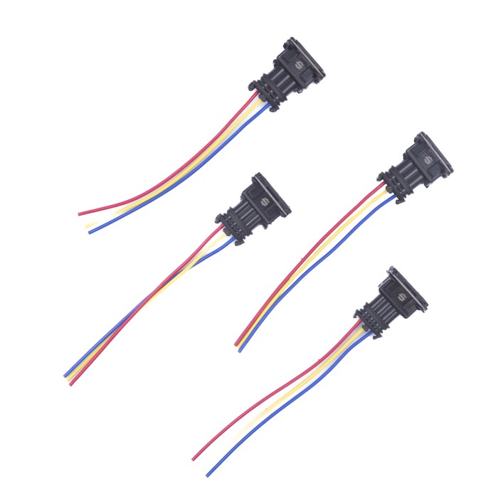 Разъем к датчику скорости, датчику Холла, с проводами (12162547) (SR 00812) SURAI