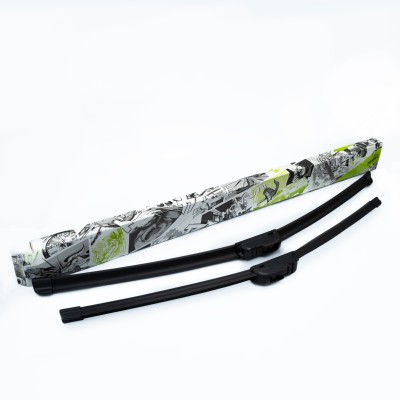 Щётки стеклоочистителя бескаркасные 600/530 (24&quot;/21&quot;) 2 адапт. (hook 9x3) (SRS 70395) SURAI