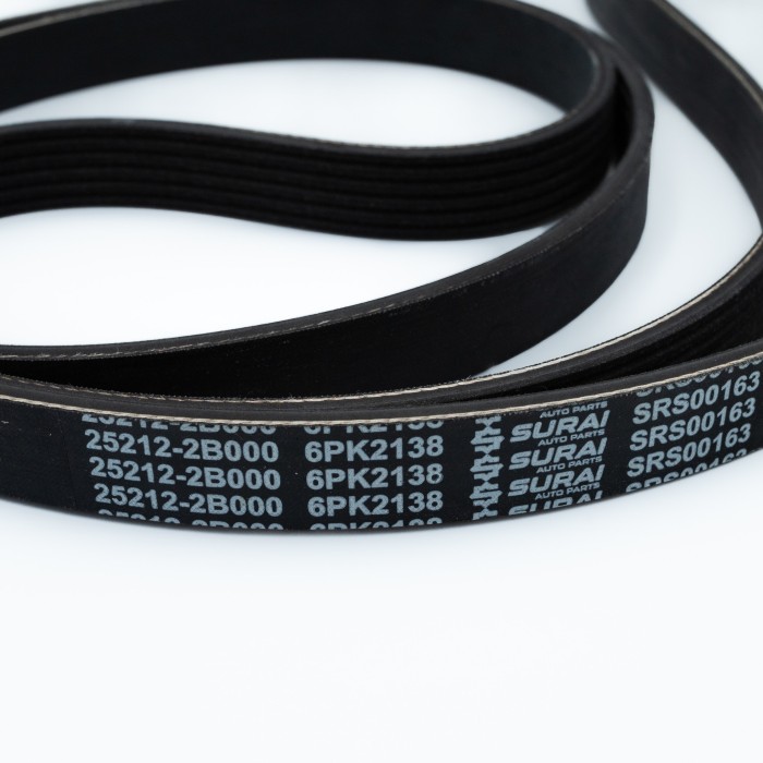 Ремень приводной Hyundai Solaris (10-)/Kia Rio (11-) 1.4i/1.6i CVVT с A/C (6PK2140) (SRS 00163