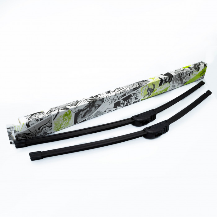 Щётки стеклоочистителя бескаркасные 600/550 (24"/22") 2 адапт. (hook 9x3) (SRS 70396) SURAI
