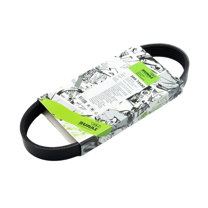 Ремень поликлиновой 5PK491 VW Polo Sedan (RUS) (10-) 1.4 TSi (SRS 73130) SURAI