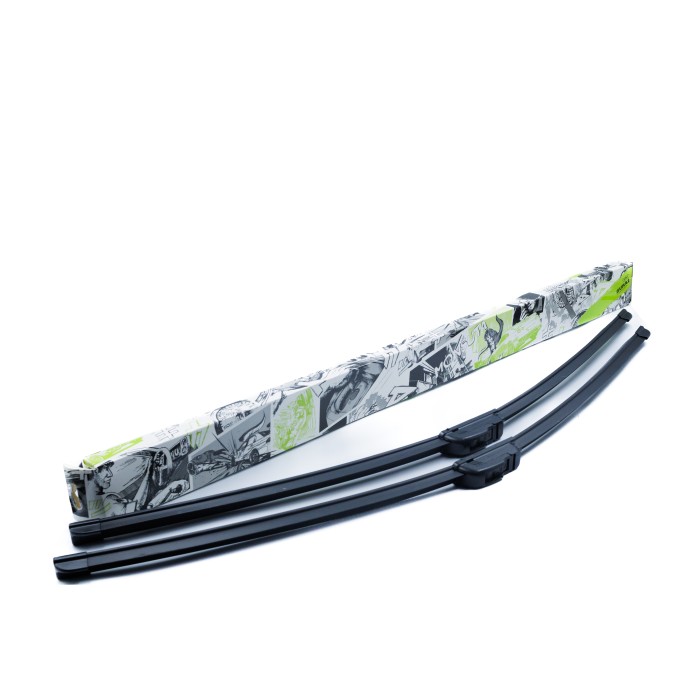 Щётки стеклоочистителя бескаркасные 700/700 (28"/28") 2 адапт. (hook 9x3) (SRS 70401) SURAI