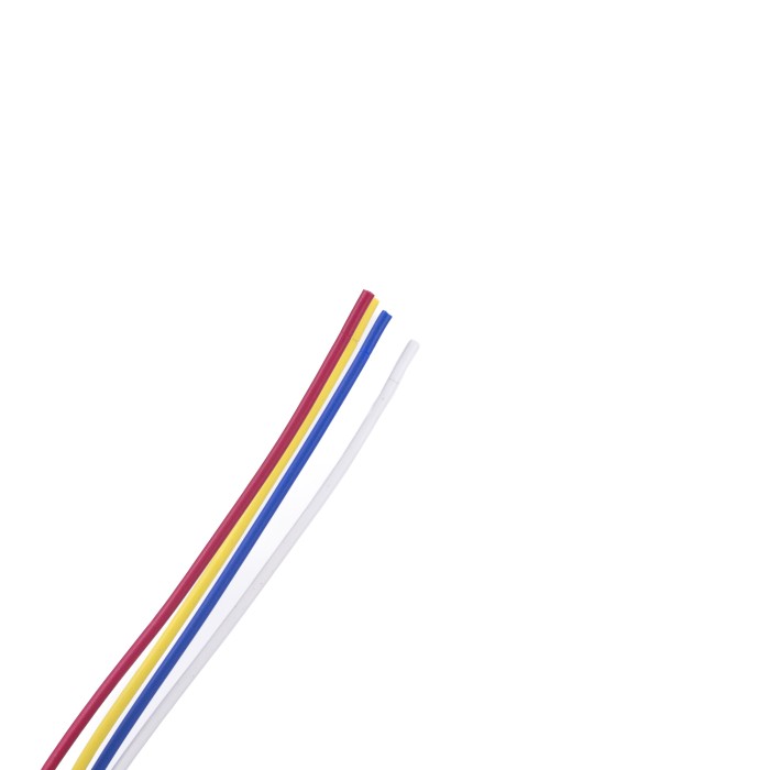 Разъем соединительный 4-х контактный герметичный с проводом в сборе (м+п) (гнездовой, штыревой) (7041-10/20СБ) (SR 00848) SURAI