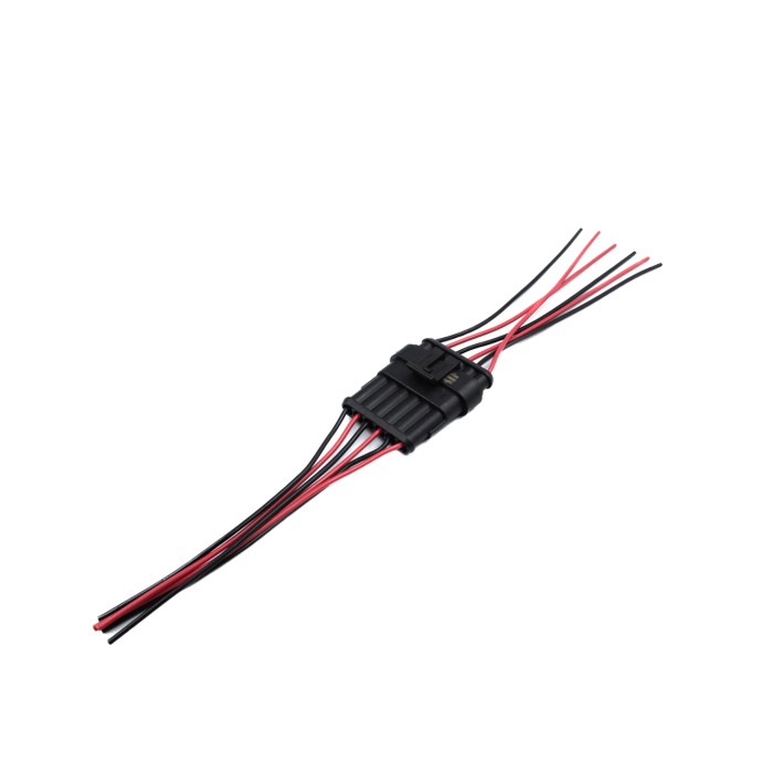 Разъем соединительный 6-и контактный в сборе (м+п) (гнездовой, штыревой) (7061-10/20СБ) (SR 00851) SURAI