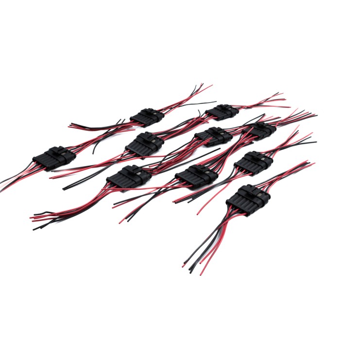 Разъем соединительный 6-и контактный в сборе (м+п) (гнездовой, штыревой) (7061-10/20СБ) (SR 00851) SURAI