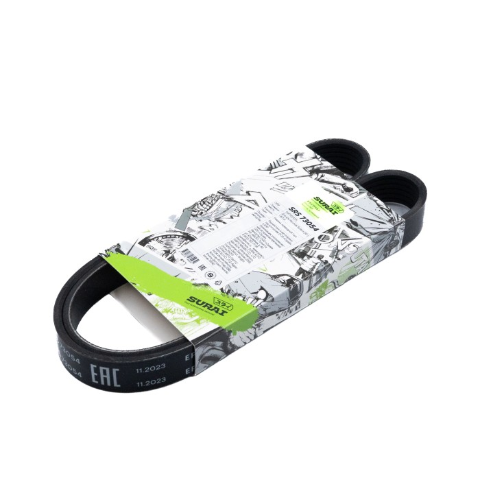 Ремень поликлиновой 6PK955 Hyundai Solaris (10-) 1.4i/1.6i (SRS 73054) SURAI